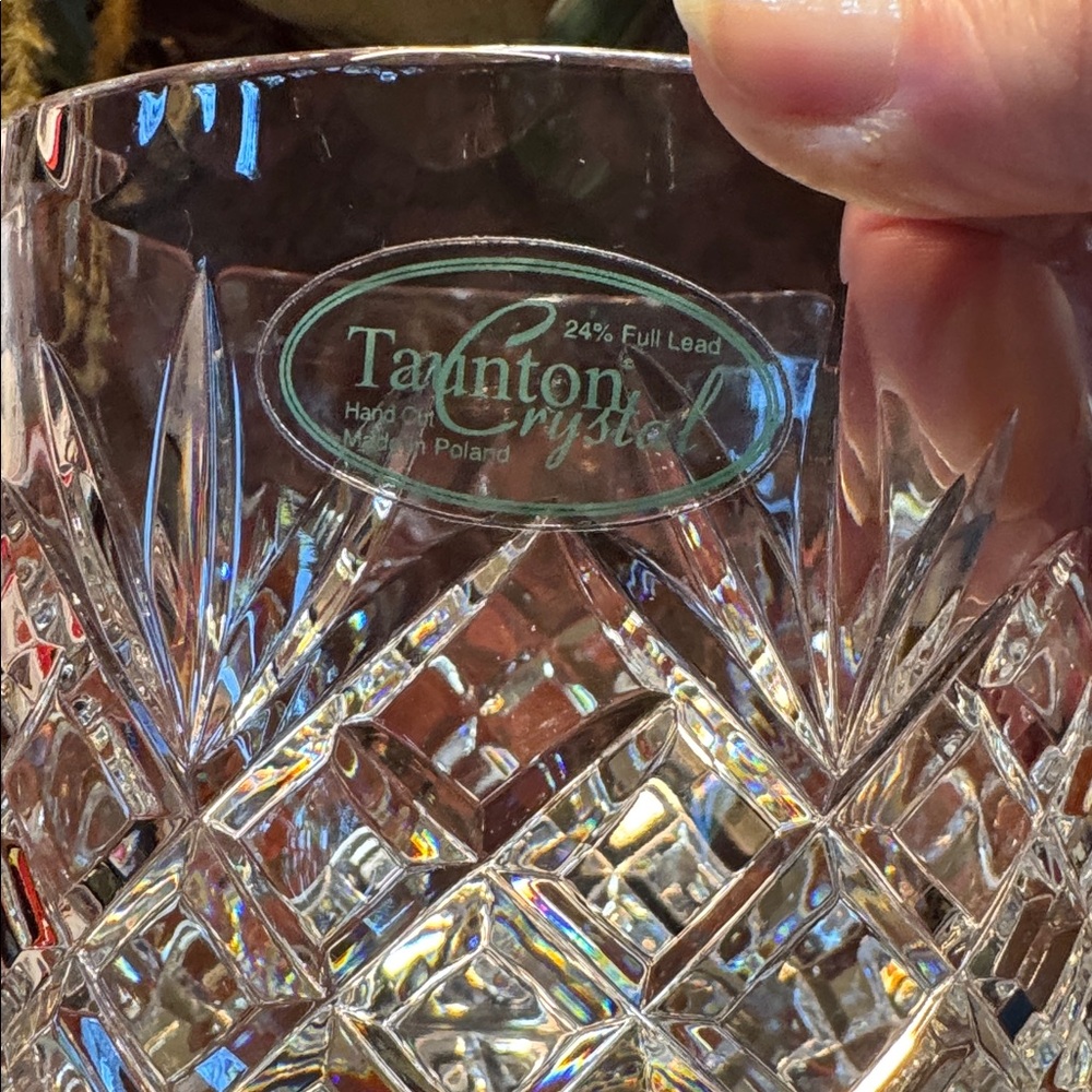 Taunton Vintage Crystal Glass Jar with Lid (Biscuit Barrel) 24% Lead crystal - Picture 11 of 13